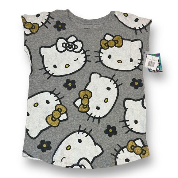 Hello Kitty Girls Top Size Large - Picture 1 of 5